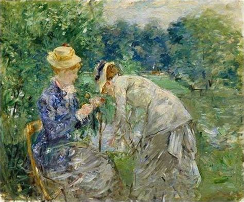 Peintres Impressionnistes Dans Les Jardins Morisot Et Basile BEJAR