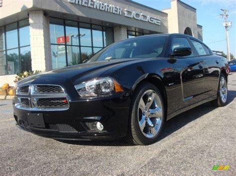 2013 Pitch Black Dodge Charger Rt Max 74156820 Car