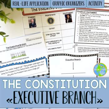 Executive Branch and Powers of the President by A Social Studies Life