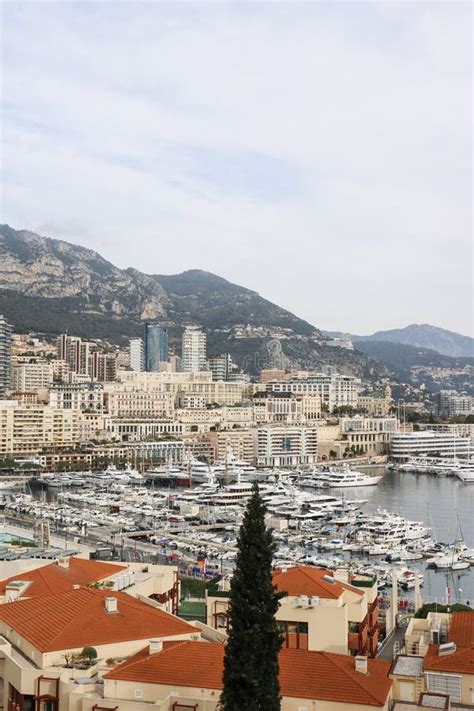 marina  monaco editorial photo image  yachts view
