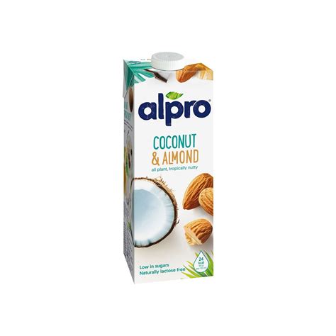 Напій кокосово-мигдалевий 2%, Alpro, 1л