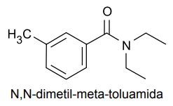 Questão O DEET composto químico N N dimetil meta toluamida é um