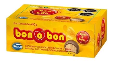 Bombón Bon O Bon Chocolate Leche 30 Un X 15 Grs Mercadolibre