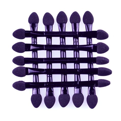 10pcs Professional Eyeshadow Applicator Sponge Brushes Double Ended Eye Shadow Powder Brush