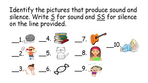 unit  lesson  sounds  silencepptx