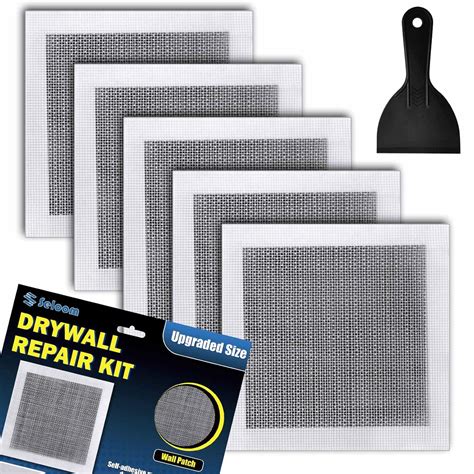 Seloom Drywall Patch Kit Upgraded Size 10 X 10 Inch Drywall Repair Kit