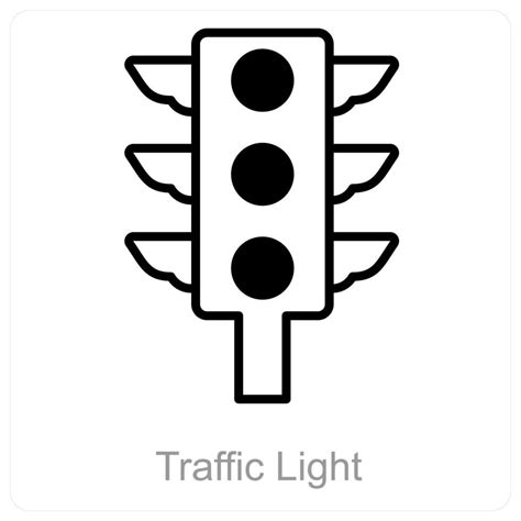 Traffic Light and signal icon concept 44597909 Vector Art at Vecteezy