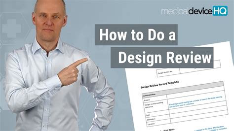 How To Do A Medical Device Design Review Youtube