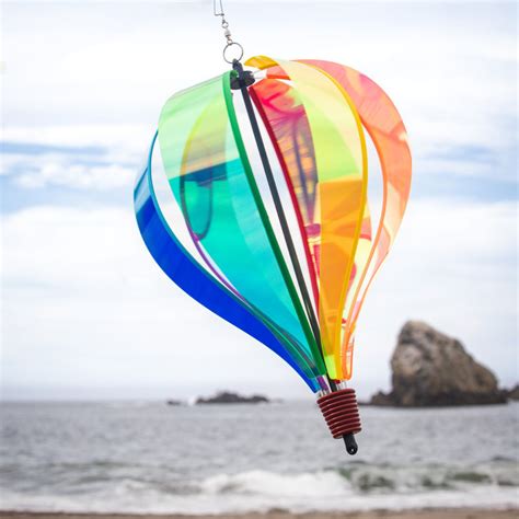 In The Breeze Iridescent Rainbow 6 Panel Hot Air Balloon Wayfair