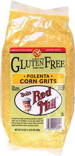 Bobs Red Mill Gluten Free Corn Grits Polenta 24 Oz Sleepychef