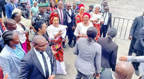 Photos First Lady Oluremi Tinubu Arrives Imo For Annual Women Meeting