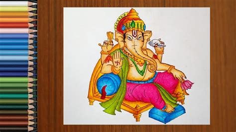 Ganesh Drawing Easy How To Draw Ganesha Step By Step Lord Ganesha