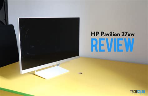 HP Pavilion 27xw 27 Inch Full HD 1080p IPS LED Monitor With VGA And