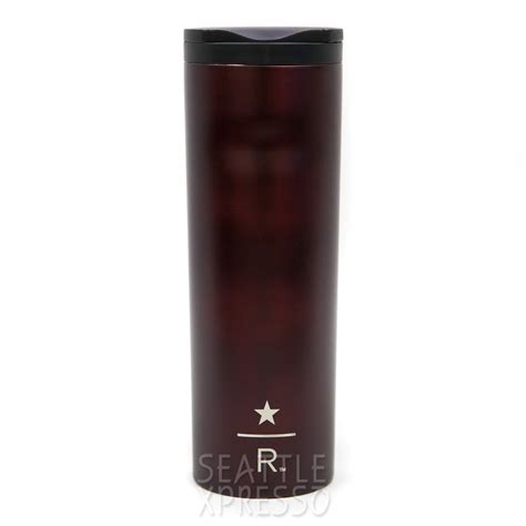 Starbucks Reserve Stainless Steel Tumbler Burgundy Seattle Xpresso