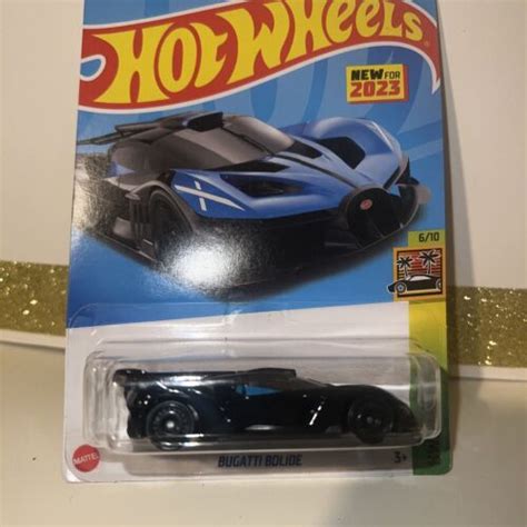 2023 Hot Wheels BUGATTI BOLIDE EXOTICS BLACK BLUE EBay