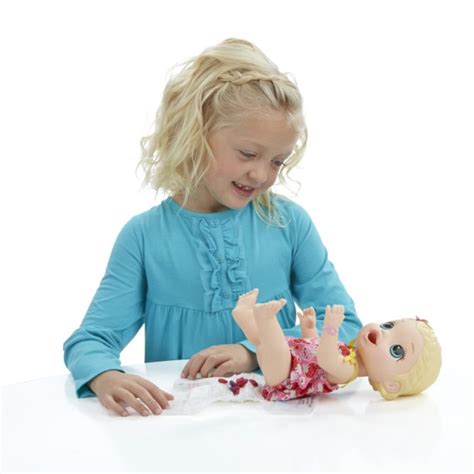 Baby Alive Super Snacks Snackin Lily Blonde Doll Gift To Gadget