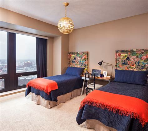 Grant Park Condo Renovation Minneapolis Classique Chic Chambre