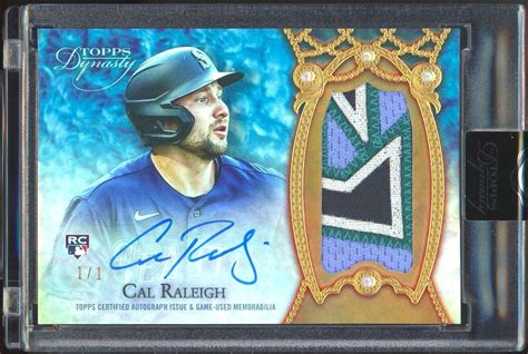 Cal Raleigh Topps Dynasty Gold Rookie Patch Auto Rpa Dap Cr