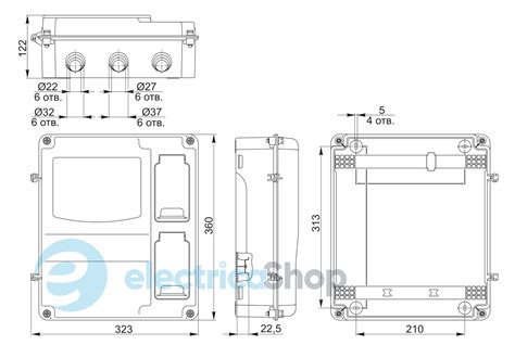 Корпус пластиковый ЩУРн-П 3/6 IP66 PC UEK MSP3-N-06-55 цена | Электрика-шоп