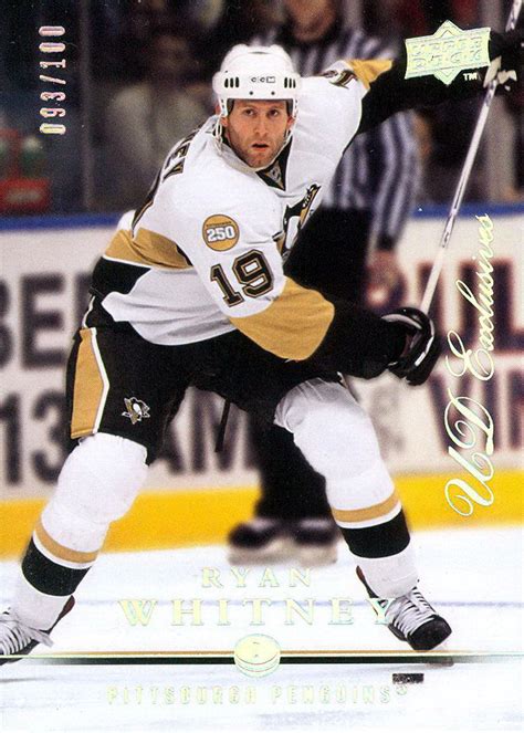 Ryan Whitney - Player's cards since 2005 - 2009 | penguins-hockey-cards.com