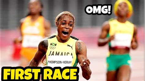 Breaking News Elaine Thomson Herah First Race At USATF Bermuda Grand