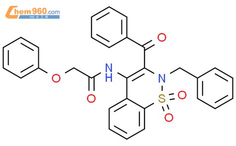 N Benzoyl Benzyl Dioxido H Benzo E Thiazin