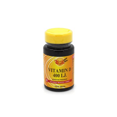 Natural Wealth Vitamin D Iu Tbl A Ljekarna Lifepharm