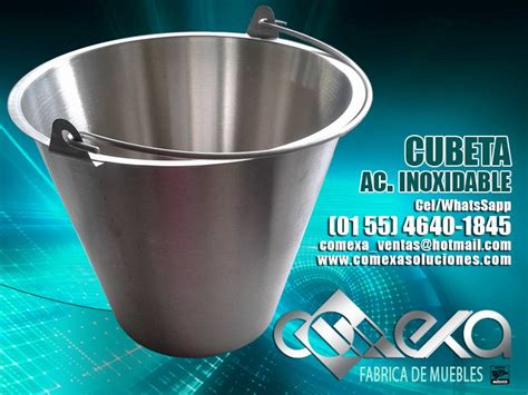 Cubeta De Acero Inoxidable