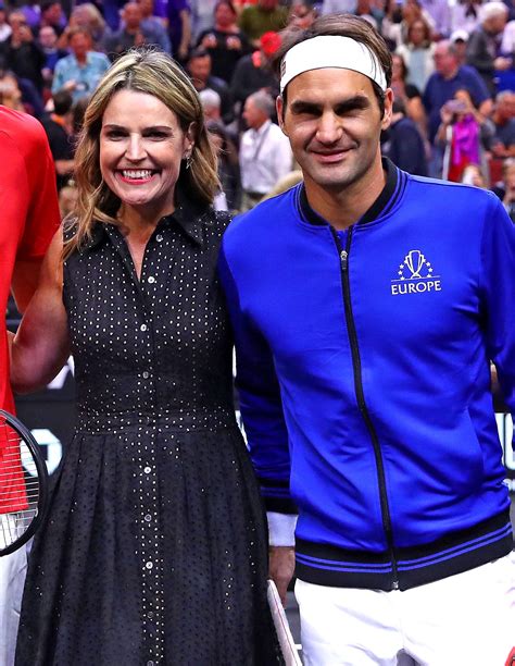 Savannah Guthrie Played Tennis With Roger Federer