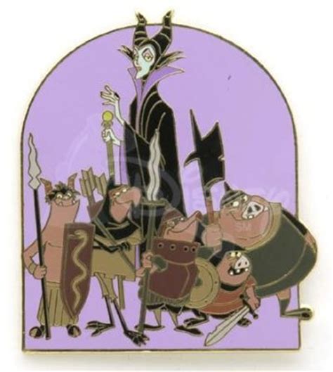 Maleficent with five of her goons pin from our Pins collection | Disney ...