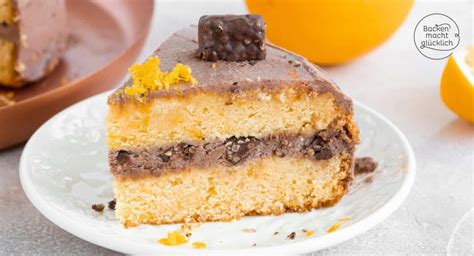 Köstliche Schokoladen Orangen Torte