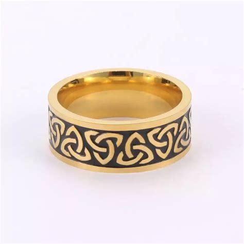 Mens Ring Vintage Style Antique Silver Stainless Steel - StavFashion