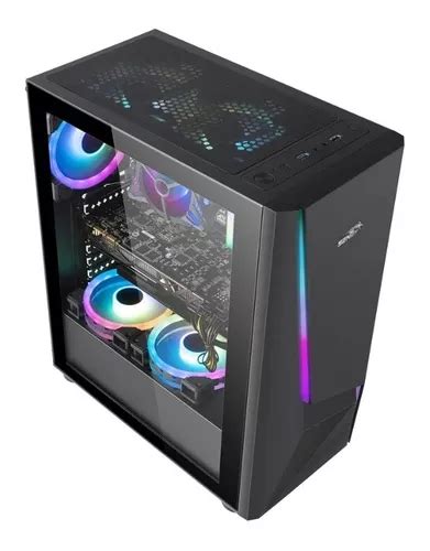 Gabinete Pc Gamer Sentey P Sf Usb Rgb Filtro Atx