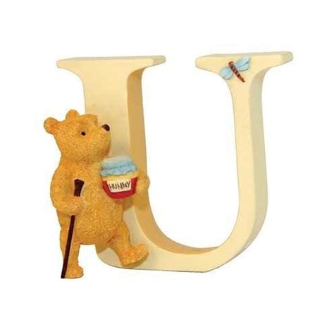 Classic Pooh Alphabet Letter U Winnie The Pooh Walking Figurine A