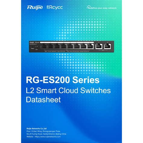 Ruijie RG ES218GC P Reyee 18 Port Gigabit Smart POE Switchสวตซ ของแท