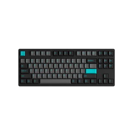 Akko 3087 Plus Blackandcyan Mechanical Keyboard En