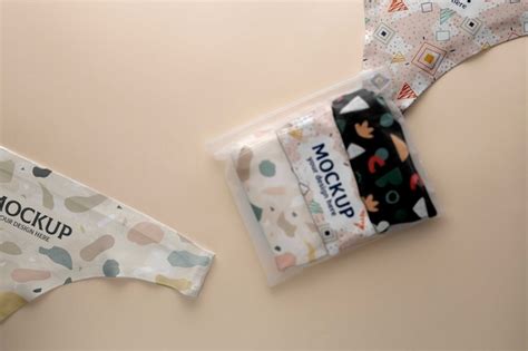 Maquete De Lingerie Feminina Plana Psd Premium