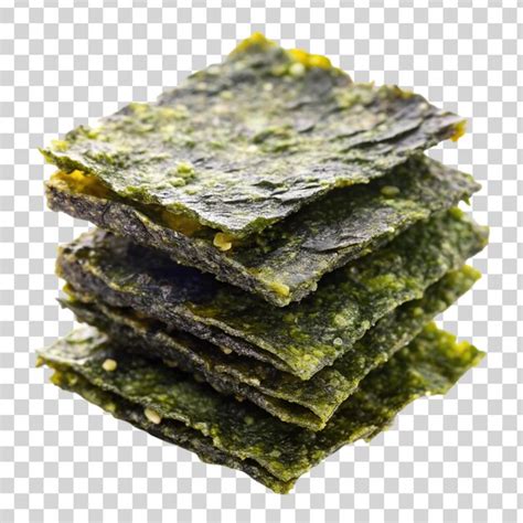 Premium Psd Seaweed Snacks Isolated On Transparent Background