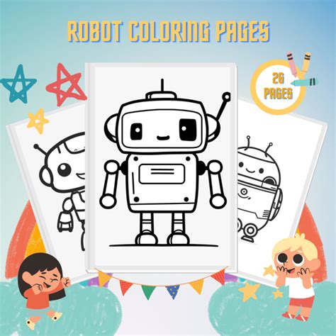 Dibujos De Robot Para Colorear Potencia Tus Crayones Sscoloring