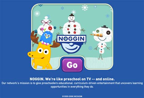Noggin Website (December 2006 or January 2007) by dingding0 on DeviantArt