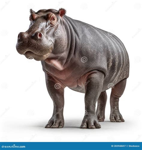 Intense Gaze: a Distinctive Character Design of a Big Hippopotamus