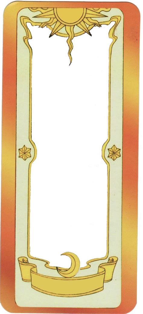 Clow Card Template By Ladyroseofflames On Deviantart Cardcaptor Sakura