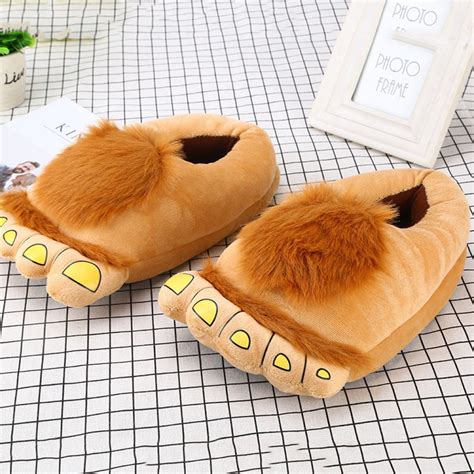 Monster Slipper Shoes For Adults Fuzzy Closed Back Slippers