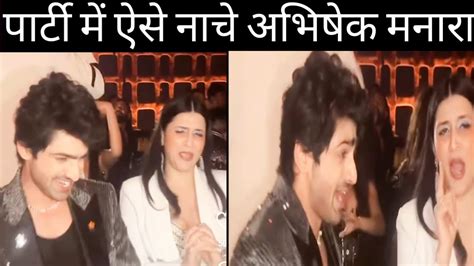 Abhishek Kumar Dances With Manara Chopra In Bigg Boss 17 Party YouTube