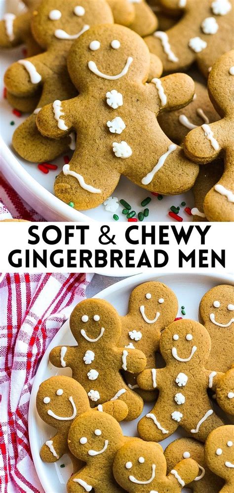 The Best Gingerbread Men Cookie Recipe Soft Chewy Recipe Soft