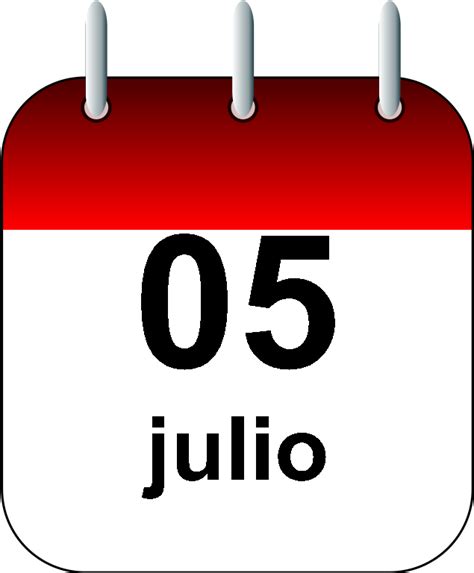 5 De Julio Calendario