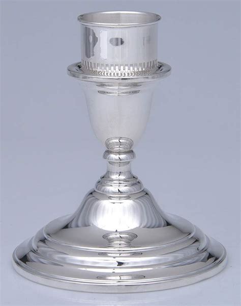 Lord Saybrook Sterling Hollowware Weighted Hurricane Lamp Base By