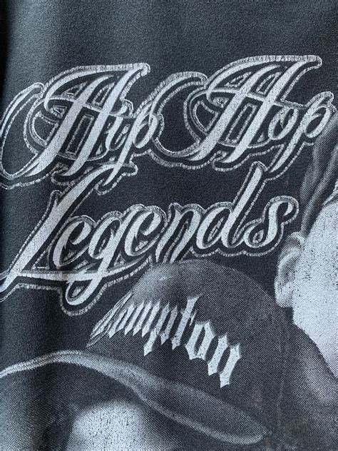 Tshirt Hiphop Legends Biggie Eazy E Tupac Perfectly Distressed