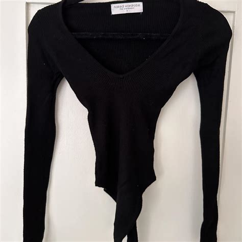 Naked Wardrobe One Piece Shirt One Piece Used In Depop