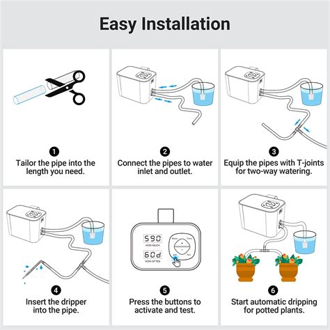 Kollea Reliable Automatic Watering System Plant Self Watering System Automatic Drip Irrigation